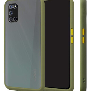 Bouclier® Shockproof Smoke Case Cover for Oppo A72 (Green)