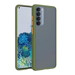 Bouclier® Shockproof Smoke Case Cover for Oppo Reno 4 Pro (Green)