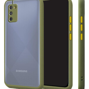 Bouclier® Shockproof Smoke Case Cover for Samsung Galaxy F02S (Green)