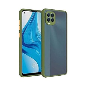 Bouclier® Shockproof Smoke Case Cover for Samsung Galaxy M42 5G (Green)